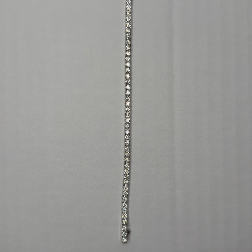 .925 Silver Moissanite Bracelet, UNISEX